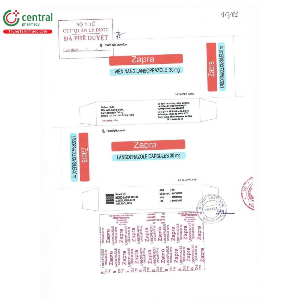 thuoc zapra 30mg 1 A0455 thuoc zapra 30mg 1 A0455
