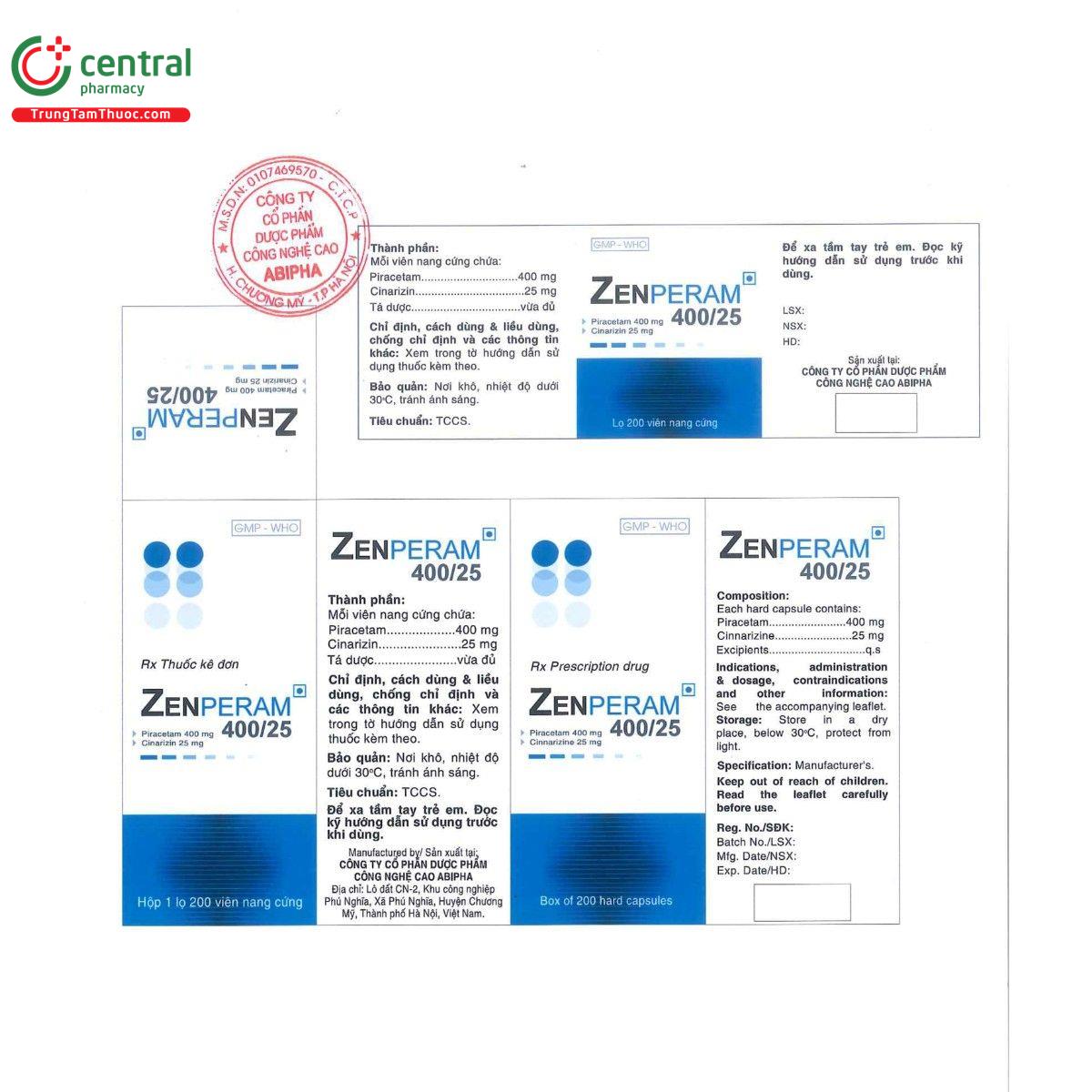 thuoc zenperam 400 25 2 N5364