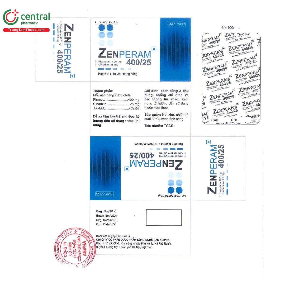 thuoc zenperam 400 25 5 L4475
