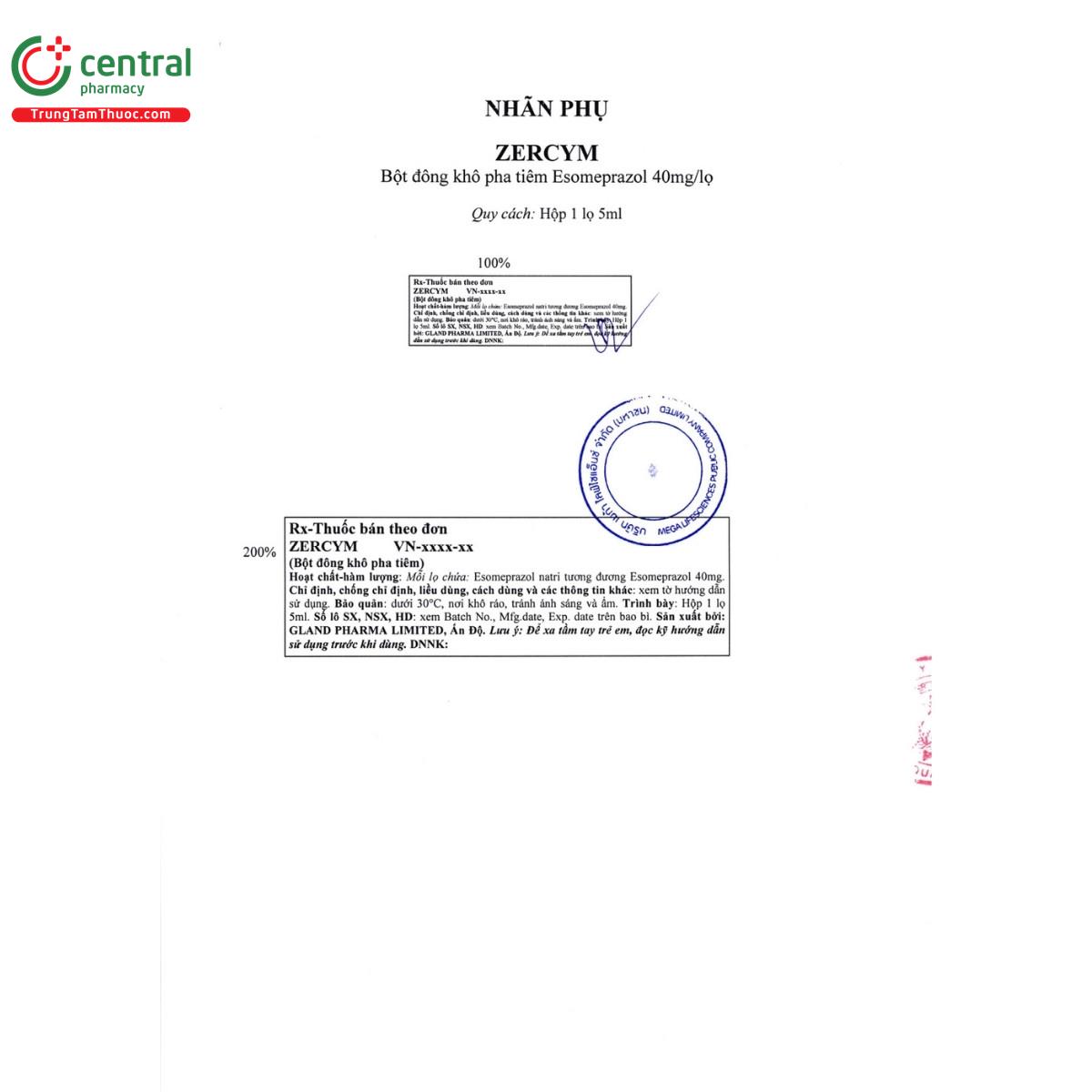 thuoc zercym 40mg 4 B0140 thuoc zercym 40mg 4 B0140