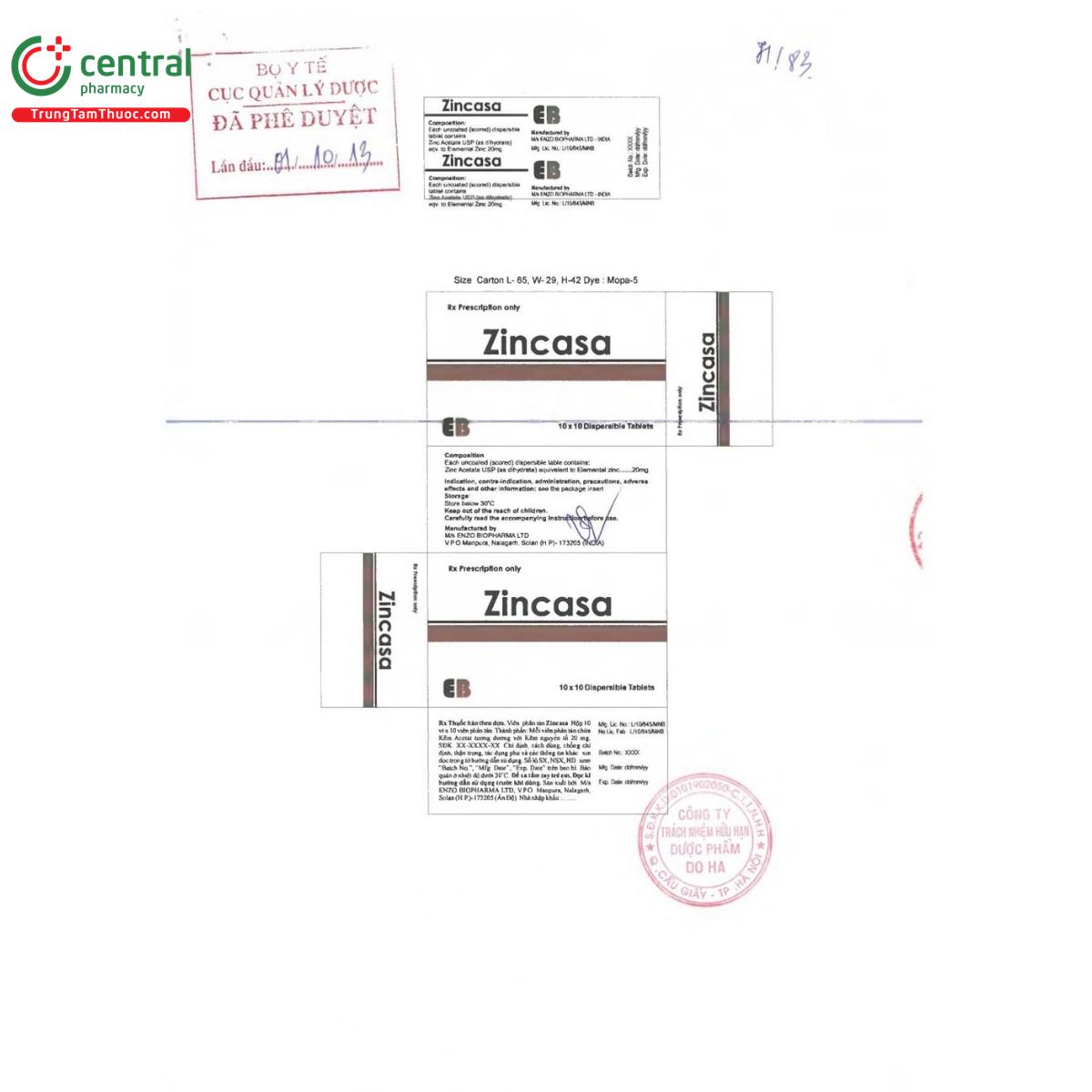 thuoc zincasa enzo biopharma 2 K4666 thuoc zincasa enzo biopharma 2 K4666