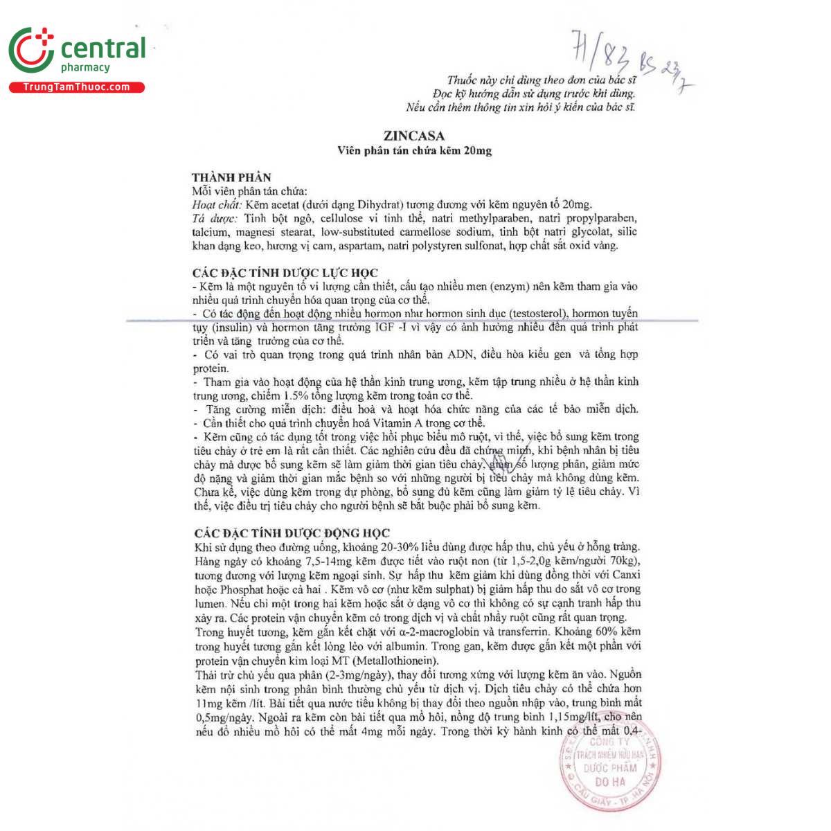thuoc zincasa enzo biopharma 3 K4632 thuoc zincasa enzo biopharma 3 K4632