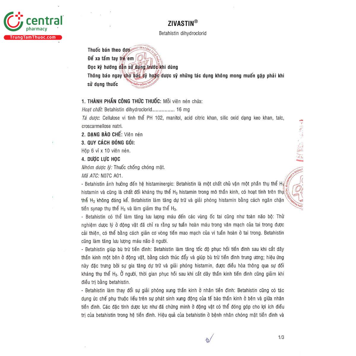 thuoc zivastin 5 A0827 thuoc zivastin 5 A0827