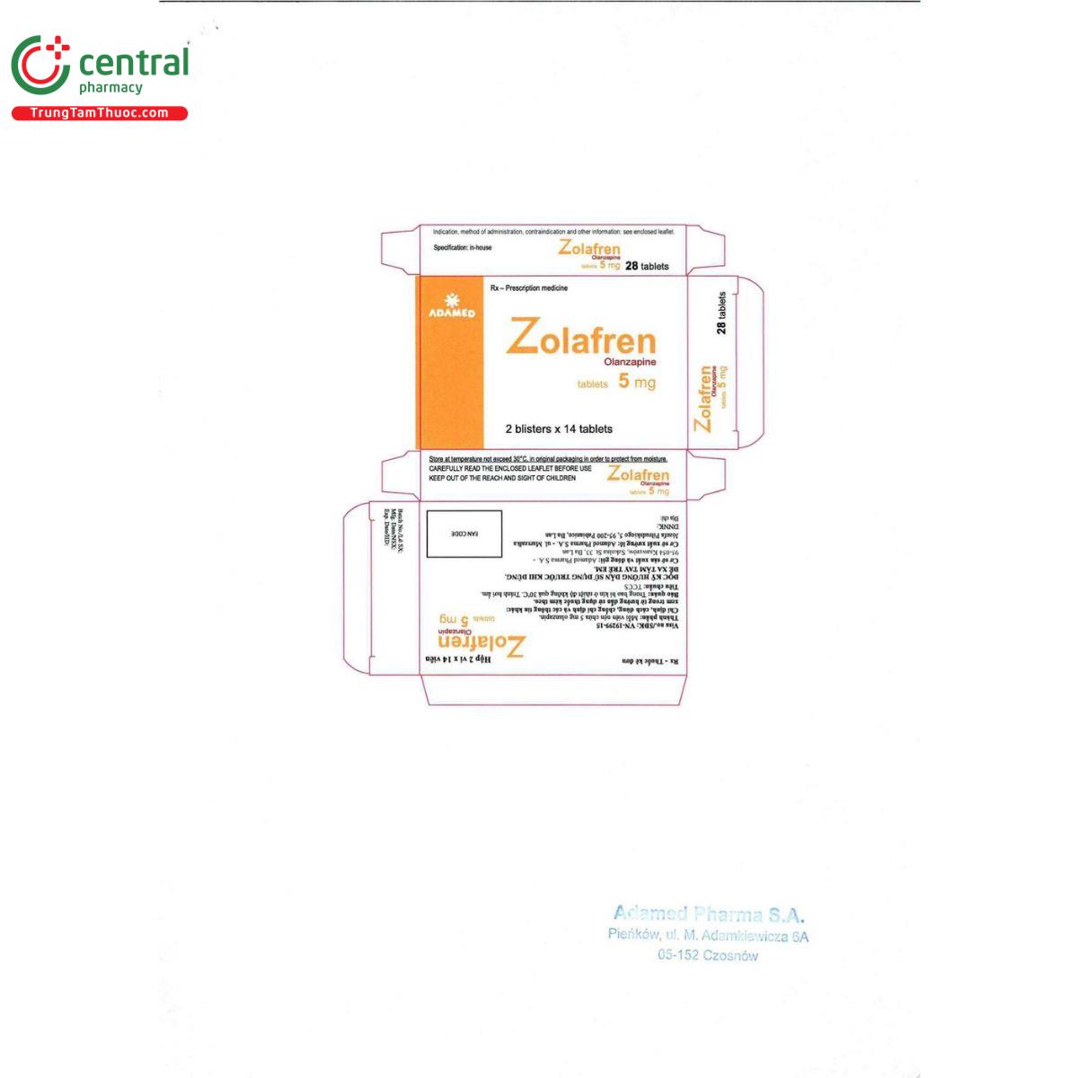 thuoc zolafren 5mg 6 L4054 thuoc zolafren 5mg 6 L4054
