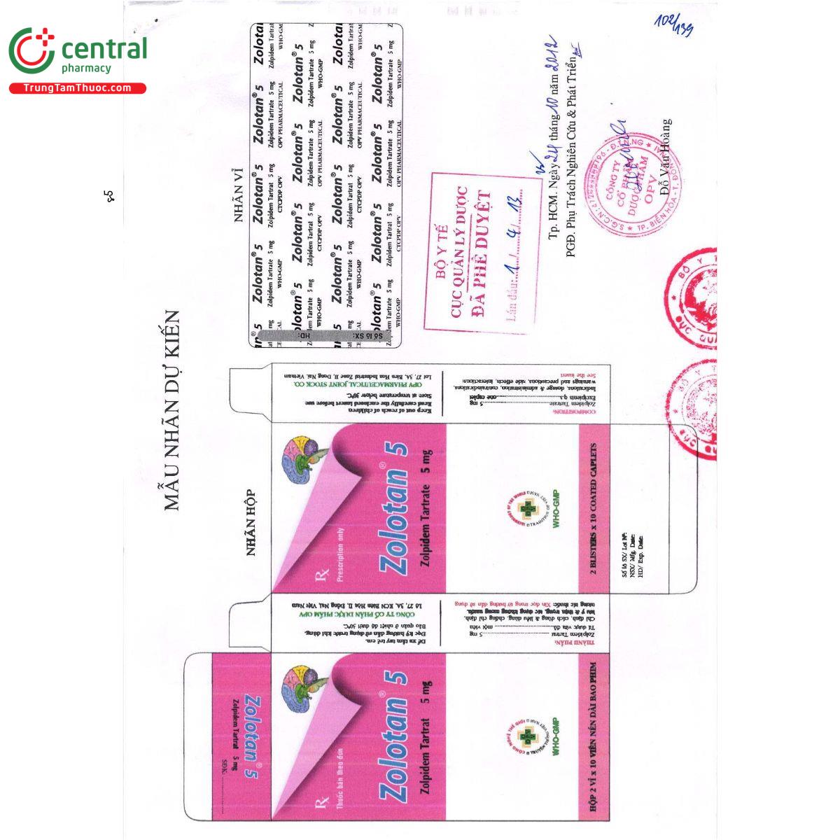 thuoc zolotan 5 2 H3777 thuoc zolotan 5 2 H3777