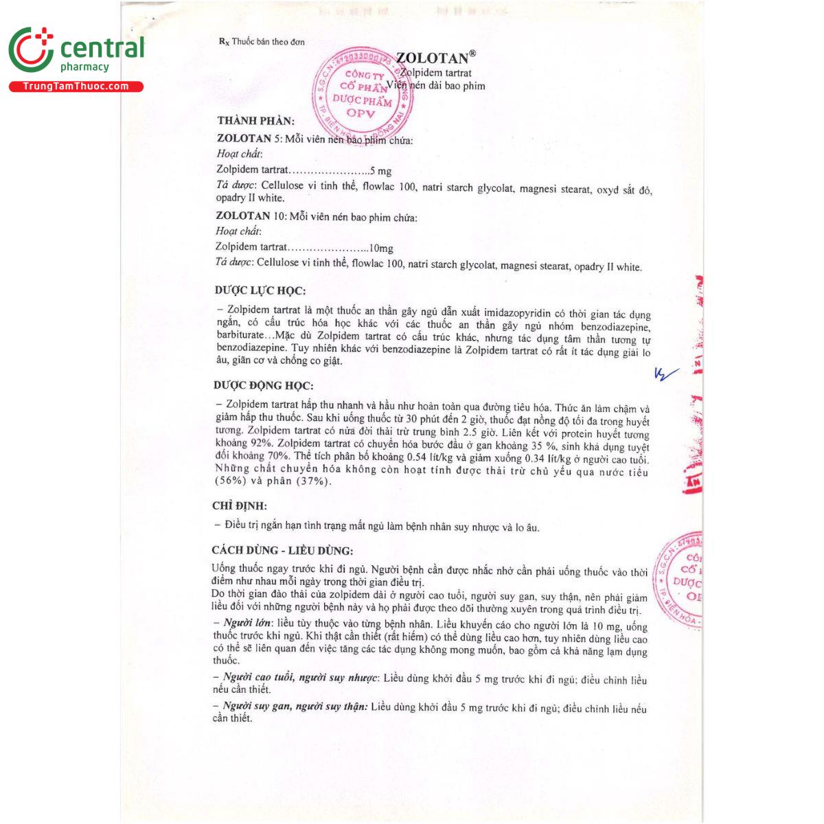thuoc zolotan 5 3 P6426 thuoc zolotan 5 3 P6426