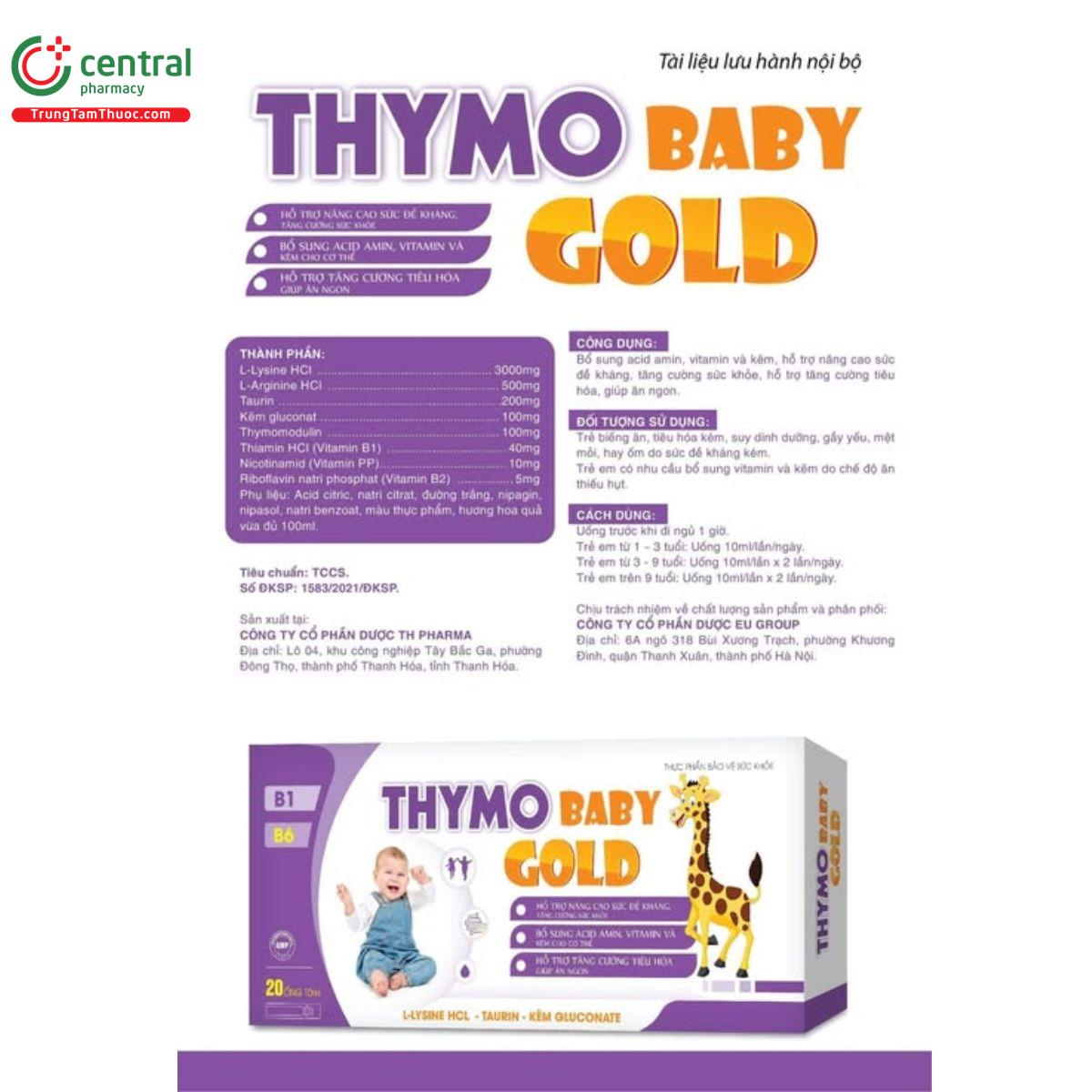 thymo baby gold 6 M5057