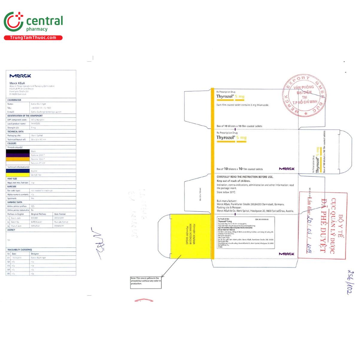 thyrozol 5mg 1 T8655