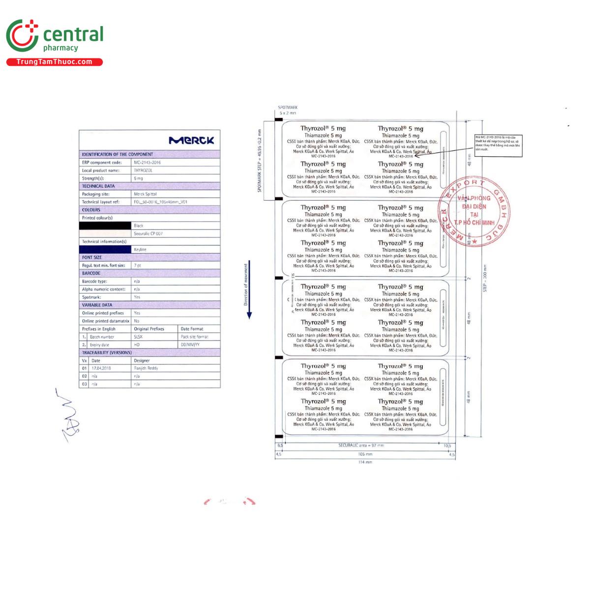 thyrozol 5mg 2 B0710