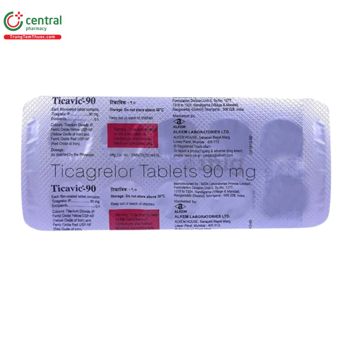 ticagrelor alkem 90mg 3 J3136 ticagrelor alkem 90mg 3 J3136