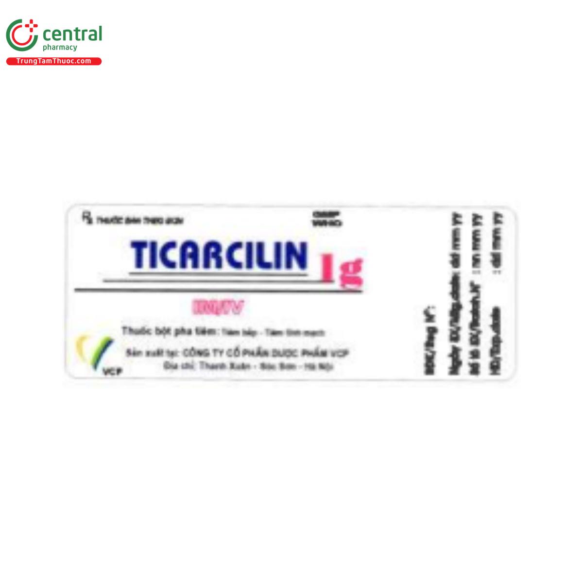 ticarcilin 1g 3 A0223 ticarcilin 1g 3 A0223