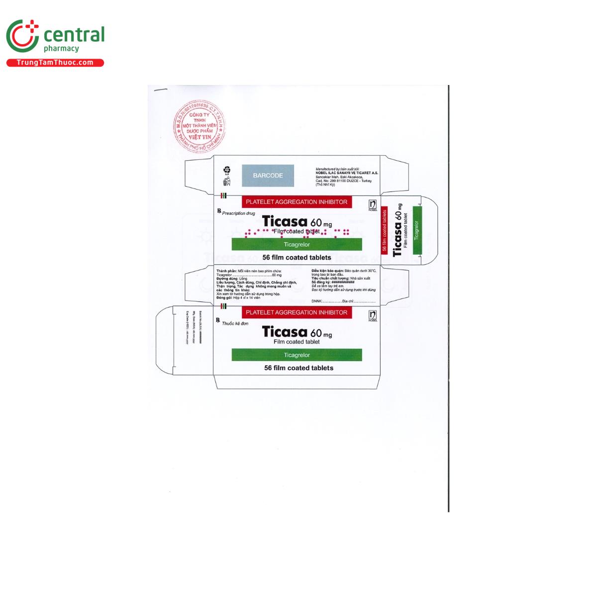 ticasa 60mg 2 N5281