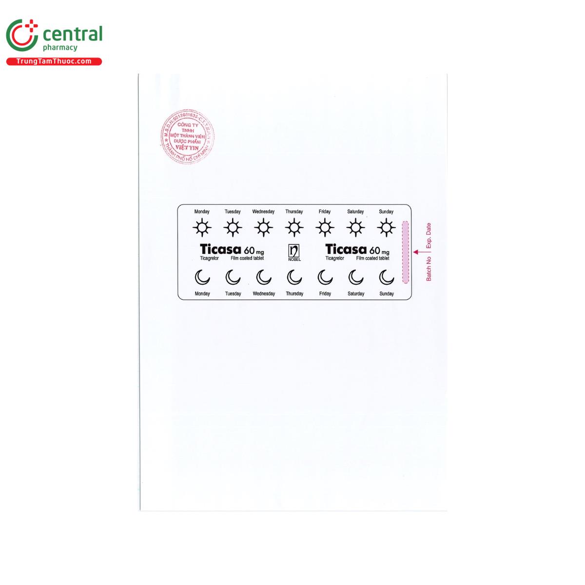 ticasa 60mg 3 J4617