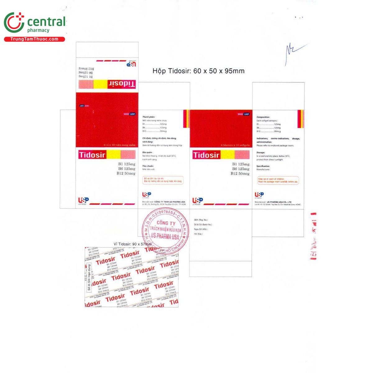 tidosir us pharma usa 6 B0187 tidosir us pharma usa 6 B0187