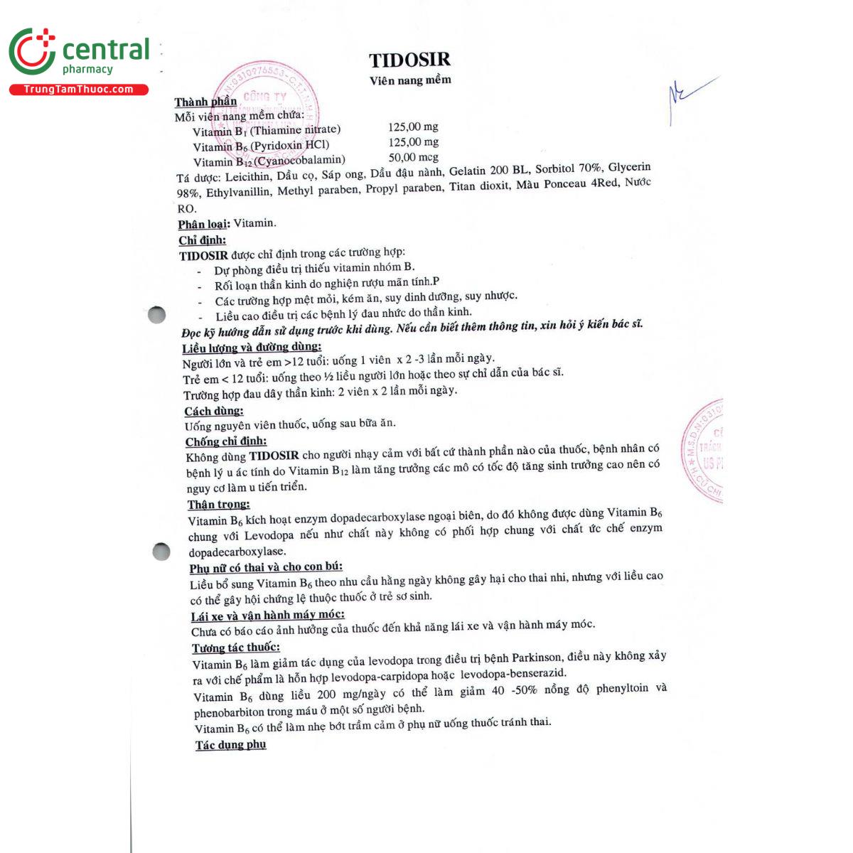 tidosir us pharma usa 7 Q6451 tidosir us pharma usa 7 Q6451
