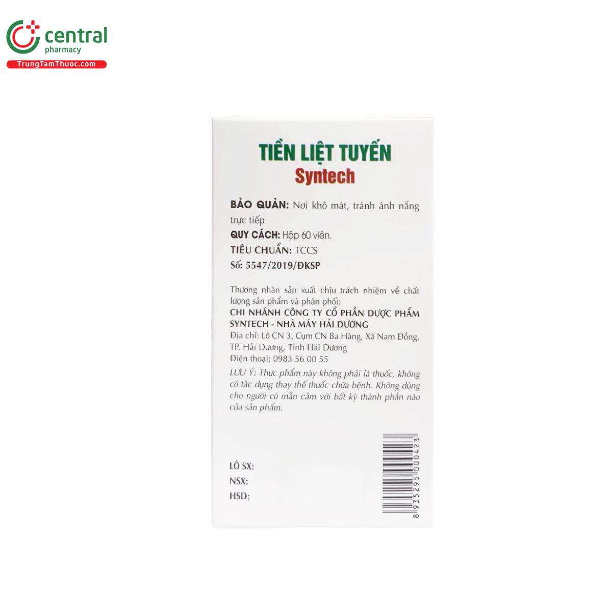tien liet tuyen syntech 5 E1523 tien liet tuyen syntech 5 E1523