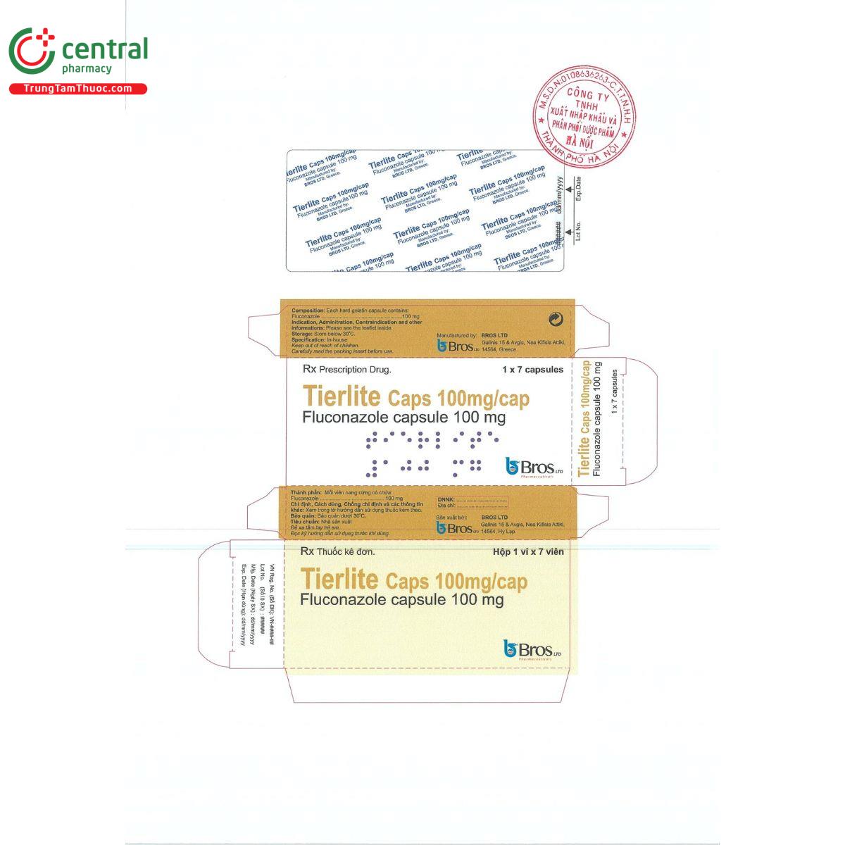 tierlite caps 100mg cap 2 D1523