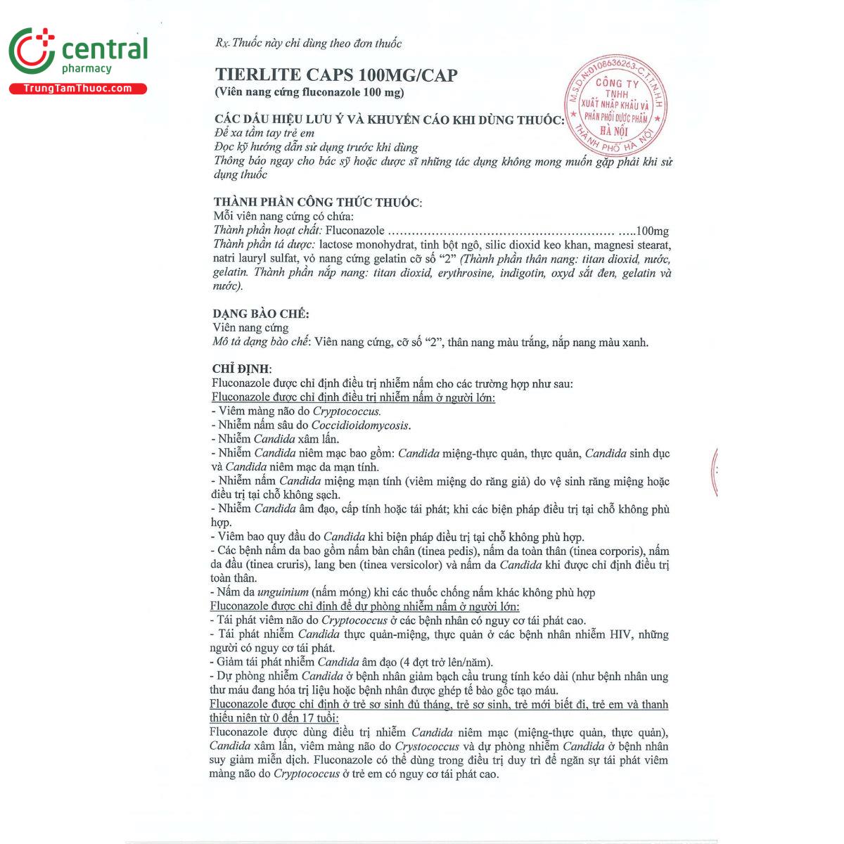 tierlite caps 100mg cap 3 K4163