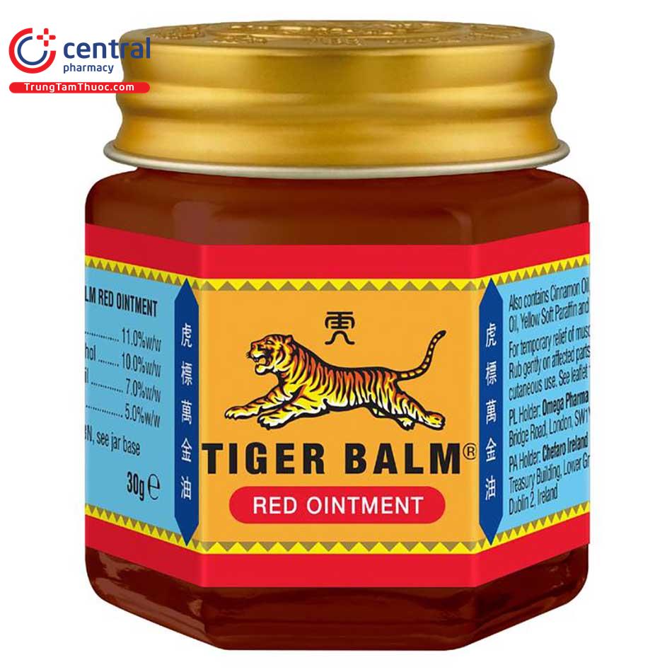 tiger balm red ointment 30g 9 H2120