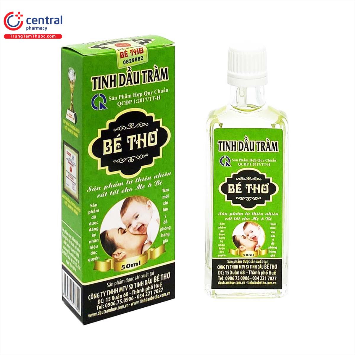 DẦU TRÀM BE THƠ 50ML PHÙ HỢP SỬ DỤNG CHO TRẺ NHỎ VÀ SƠ SINH