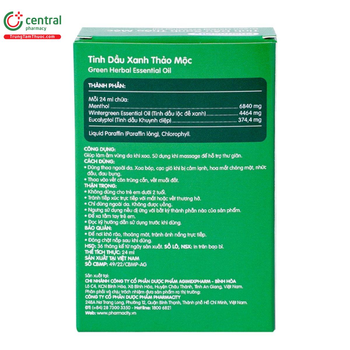 tinh dau xanh thao moc pharmacity 5 S7283