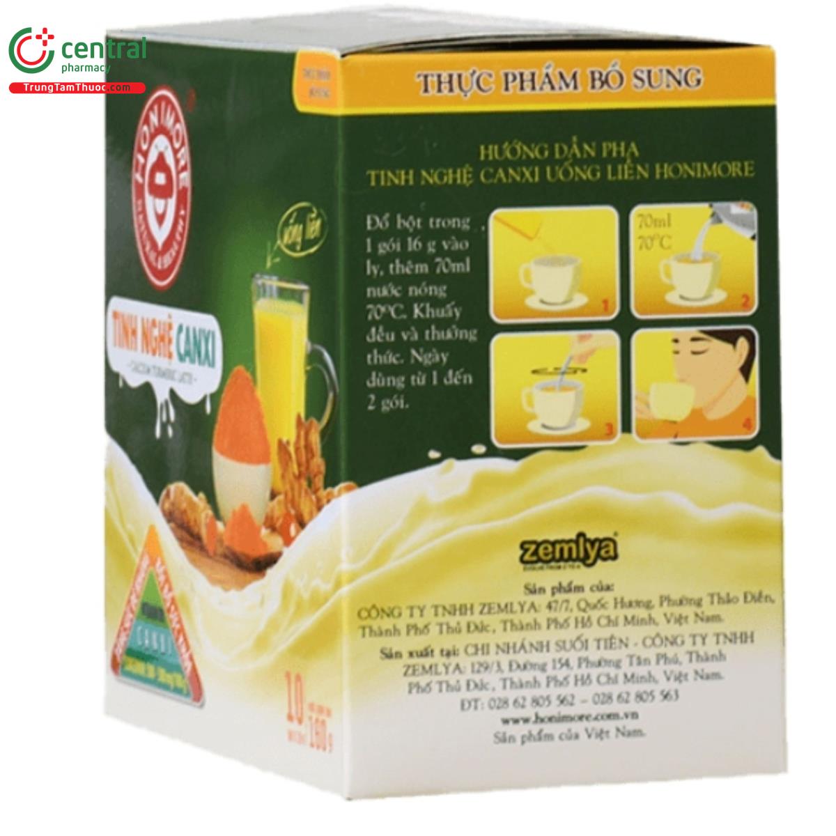 tinh nghe canxi honimore 160g 3 S7048