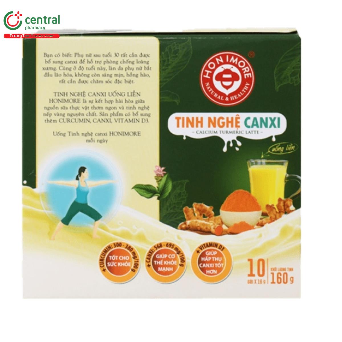 tinh nghe canxi honimore 160g 4 U8517