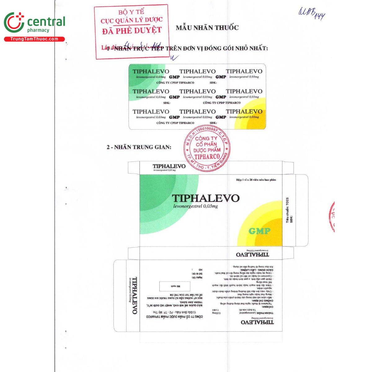 tiphalevo 003mg 4 N5351 tiphalevo 003mg 4 N5351