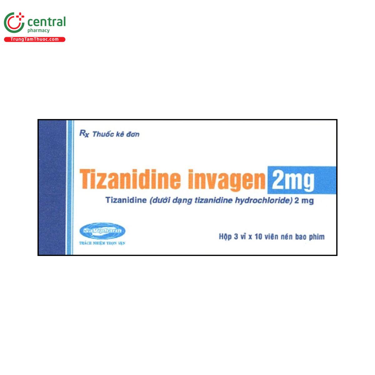 tizanidine invagen 2mg 1 O5146
