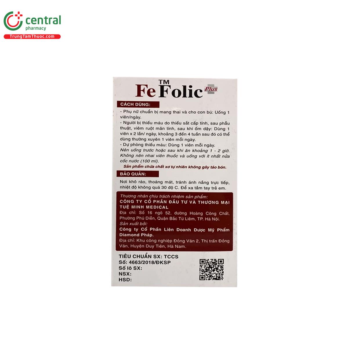 tm fefolic plus 3 S7011