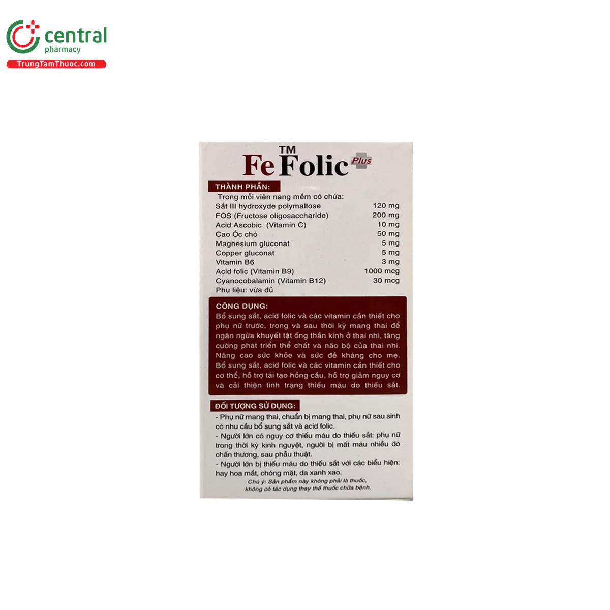 tm fefolic plus 4 I3880