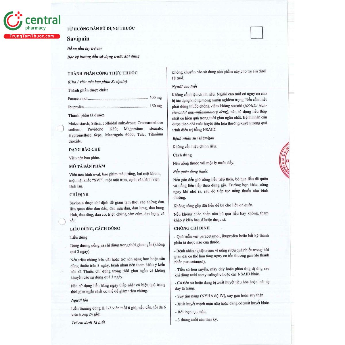 to hdsd savipain 1 I3510