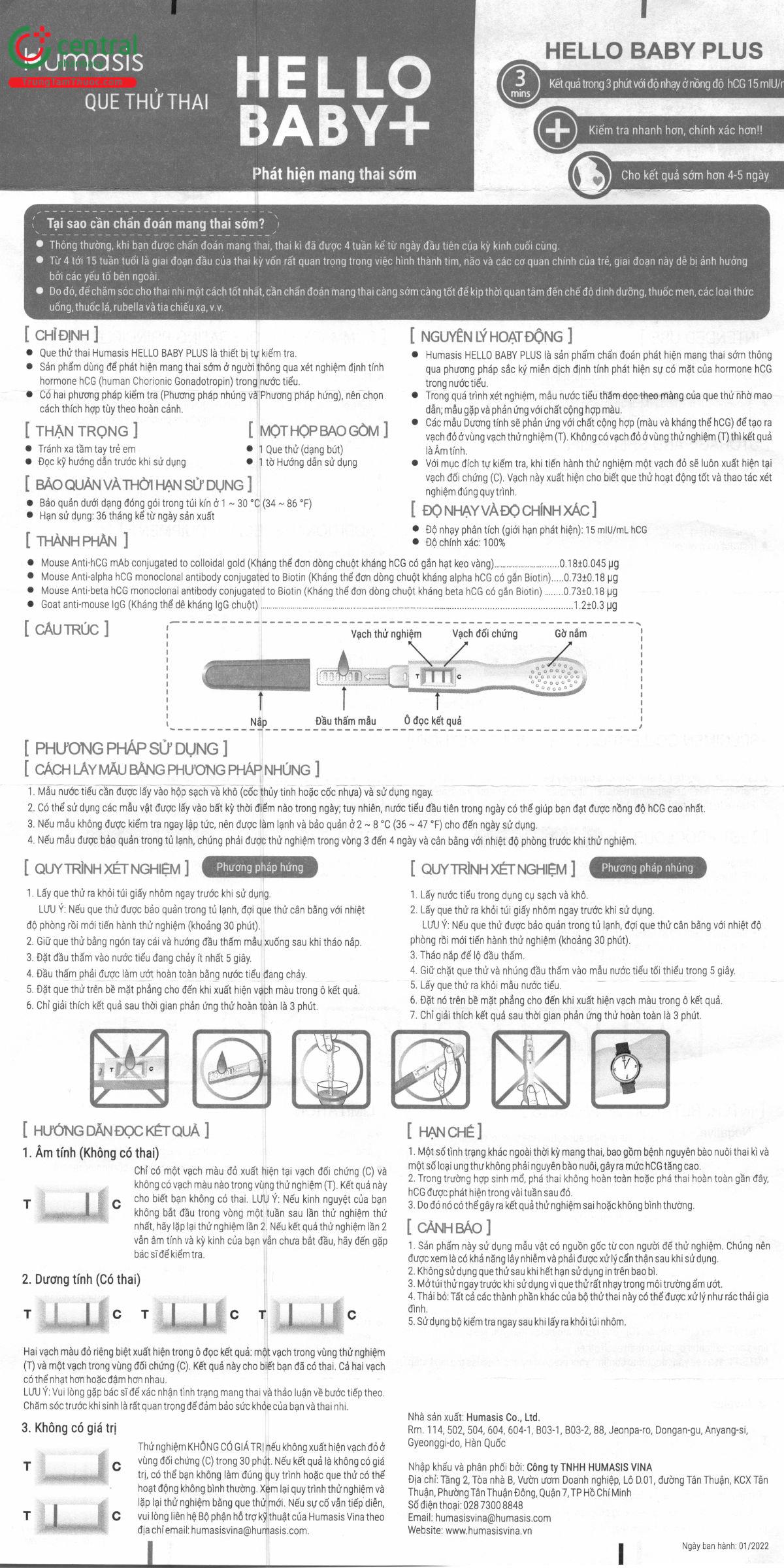 to huong dan su dung que thu thai hello baby plus F2647