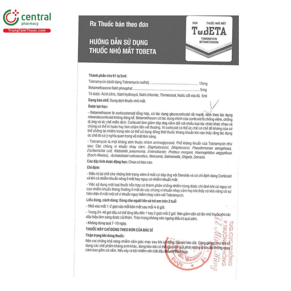 tobeta 15mg5mg 4 V8723 tobeta 15mg5mg 4 V8723