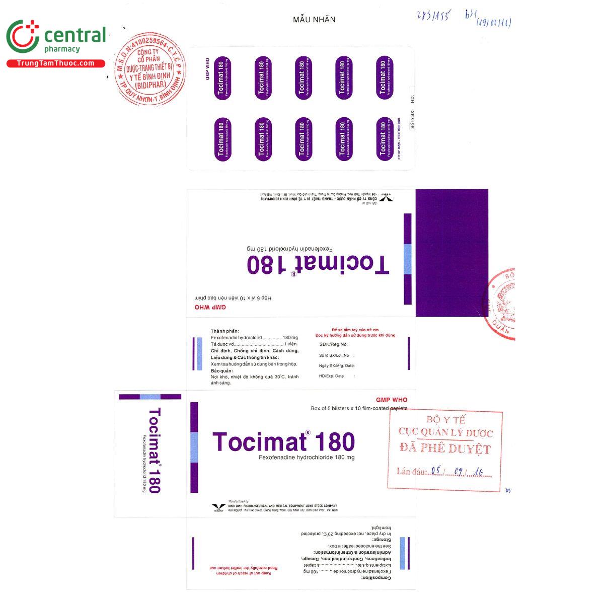 tocimat 180 6 P6283