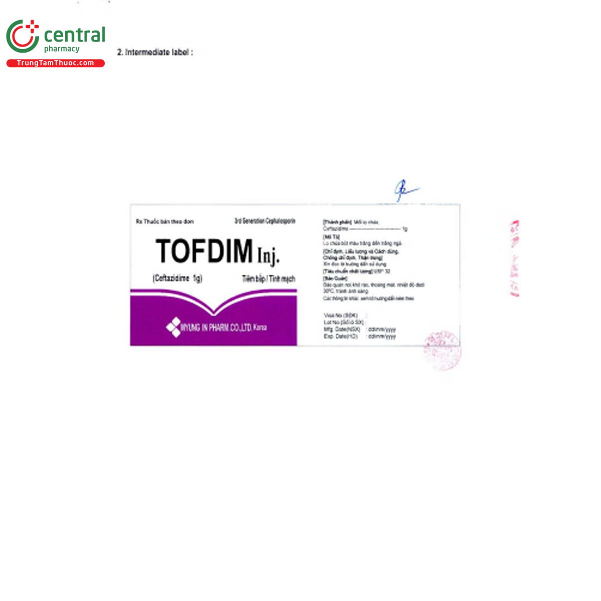 tofdim inj 5 I3300