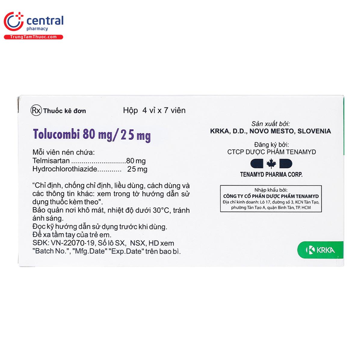 tolucombi 80mg 25mg 5 P6186