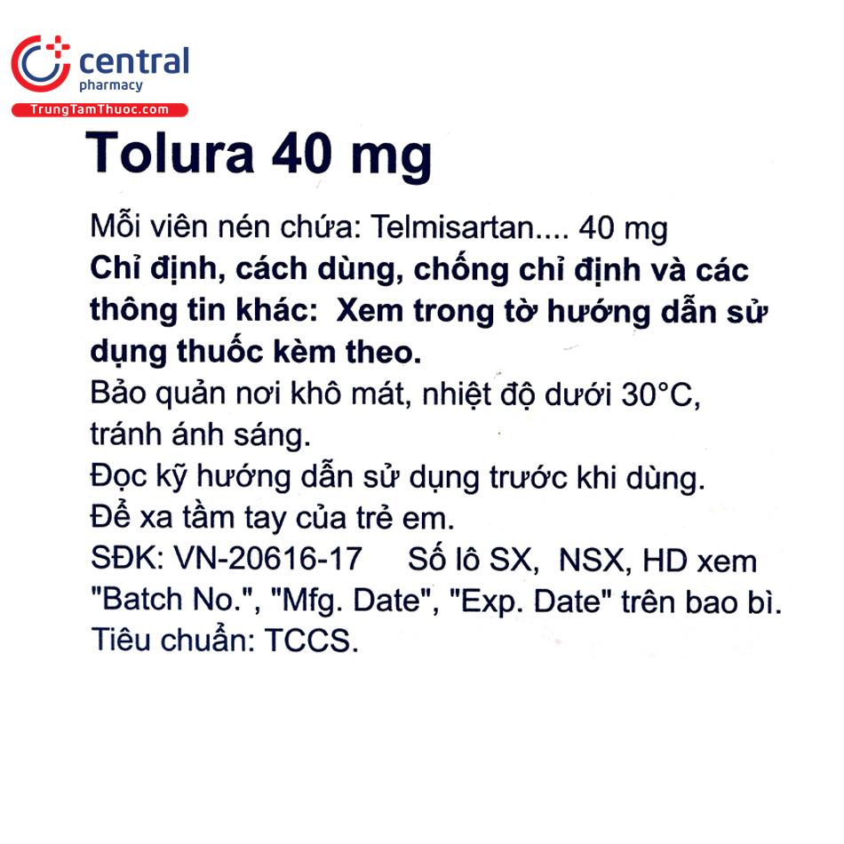 tolura 40mg 5 K4503