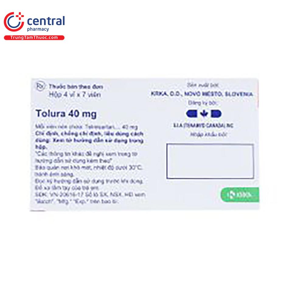 tolura tablets 40 mg 5 C0444