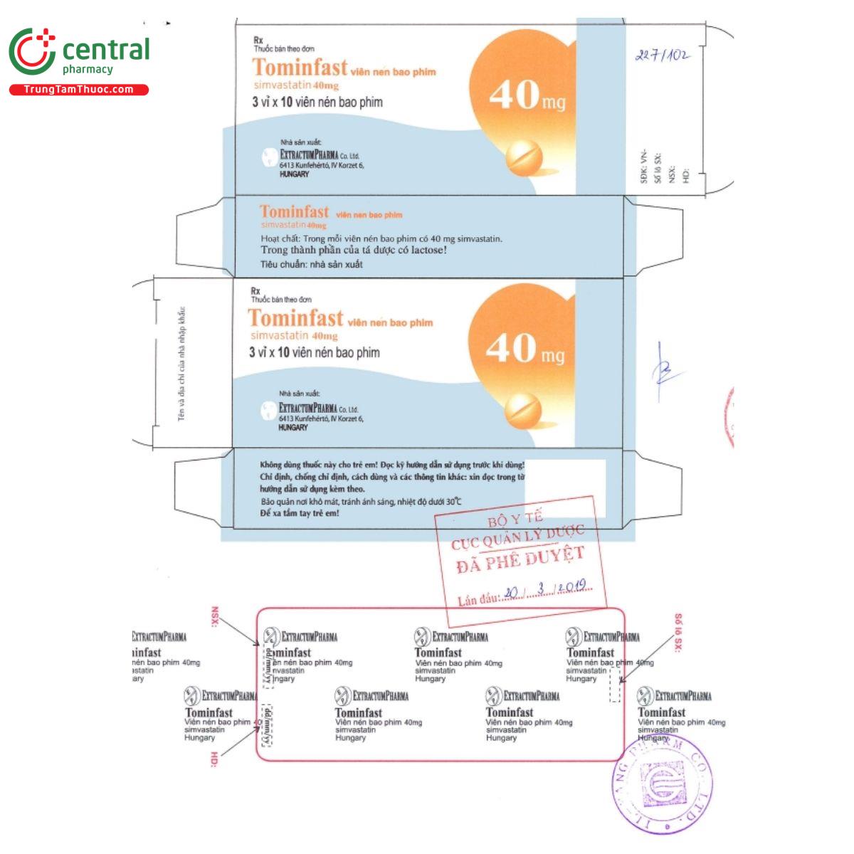 tominfast 40mg 5 P6088