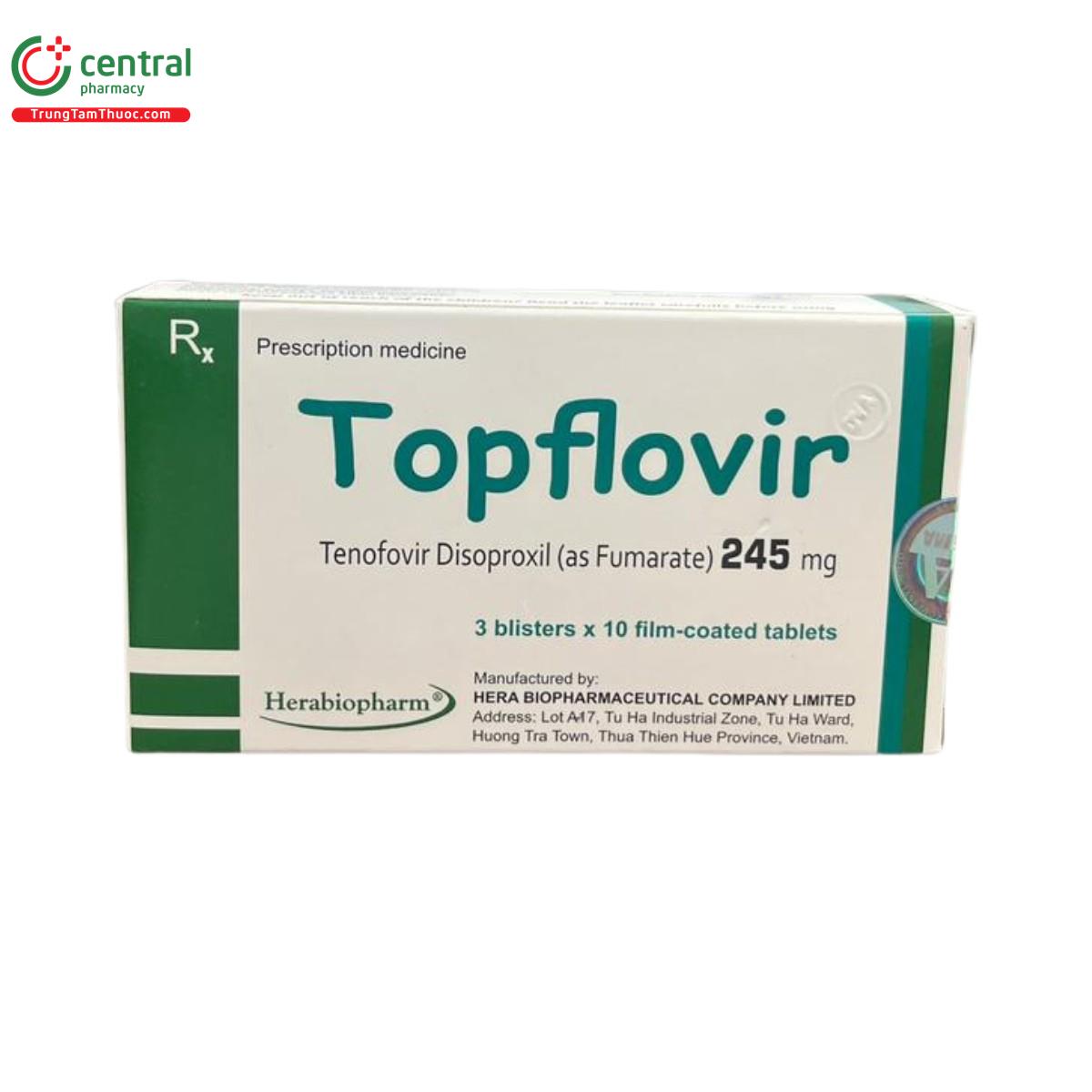 topflovir 245mg 3 J3874