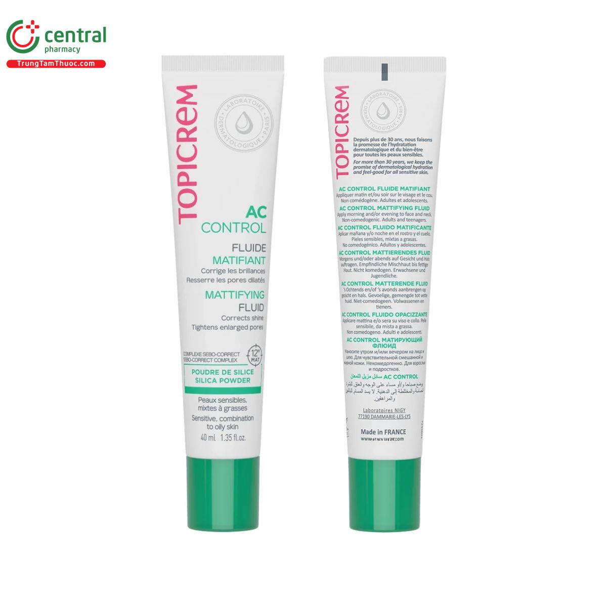 topicrem ac control mattifying fluid 3 N5684