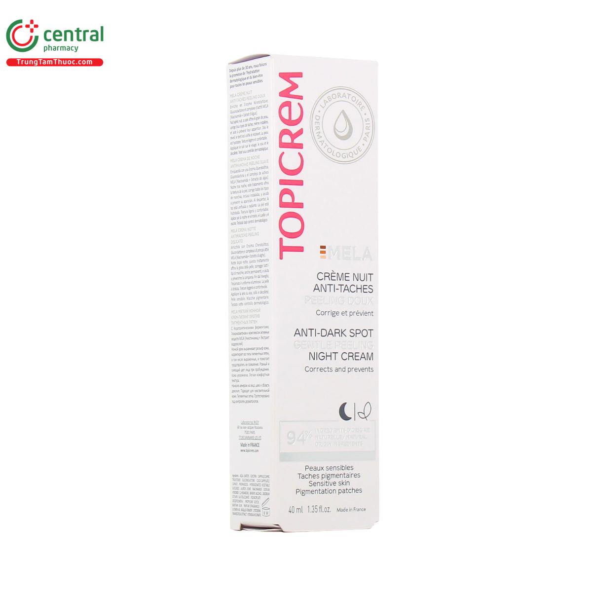 topicrem mela anti dark spot gentle peeling night cream 4 H3600 topicrem mela anti dark spot gentle peeling night cream 4 H3600