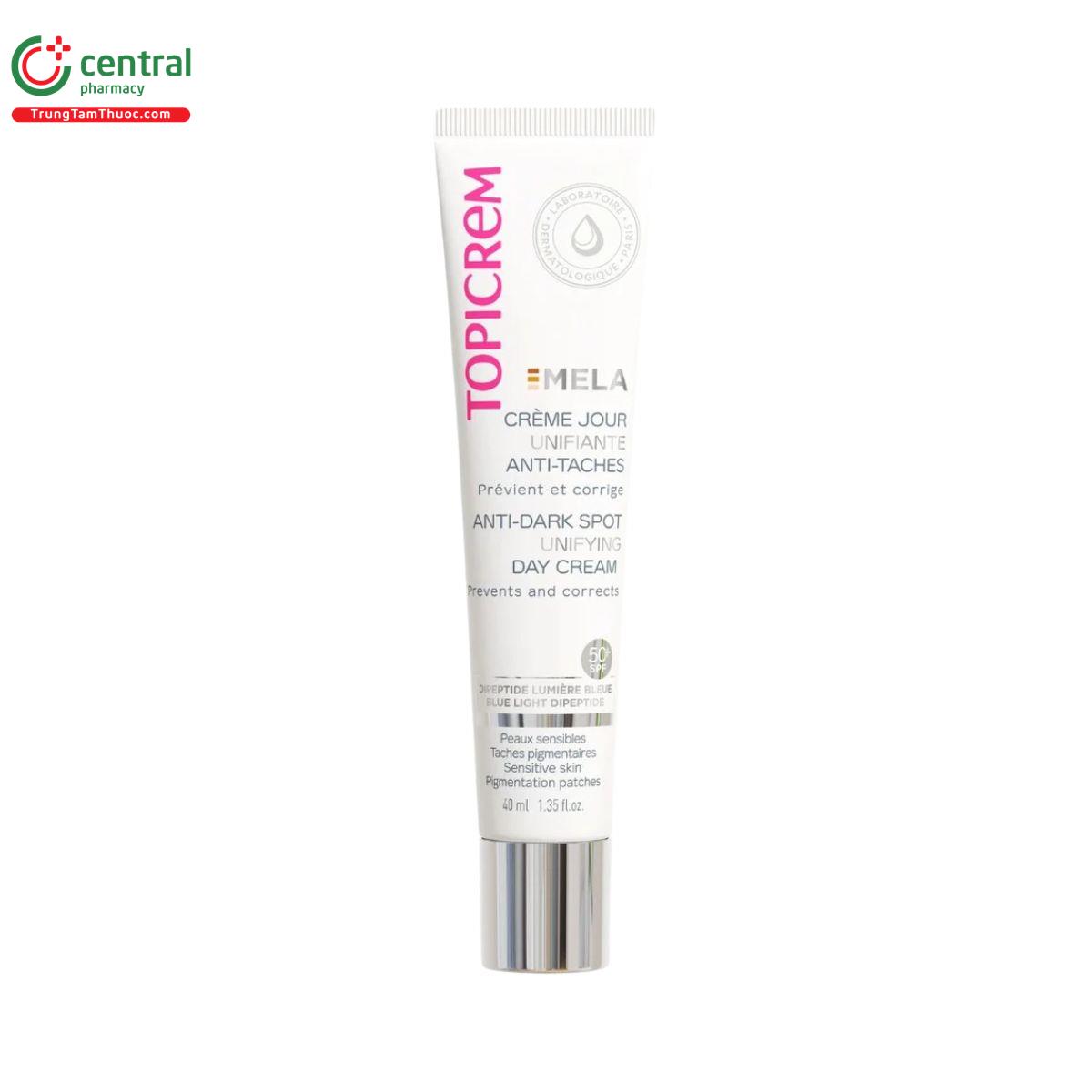 topicrem mela anti dark spot unifying day cream spf50 3 H3026
