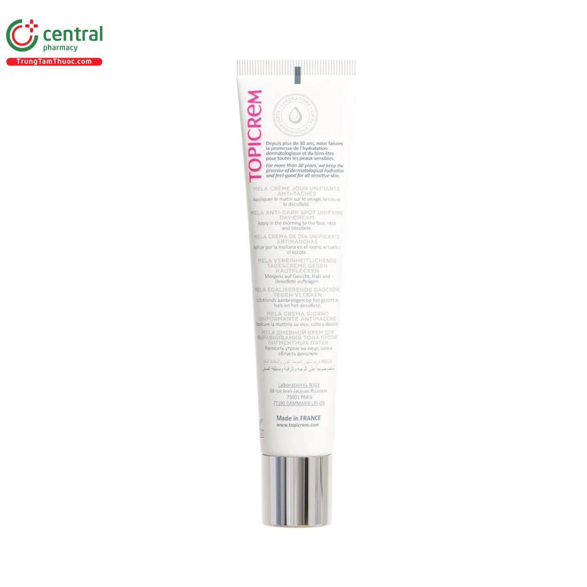 topicrem mela anti dark spot unifying day cream spf50 4 K4015