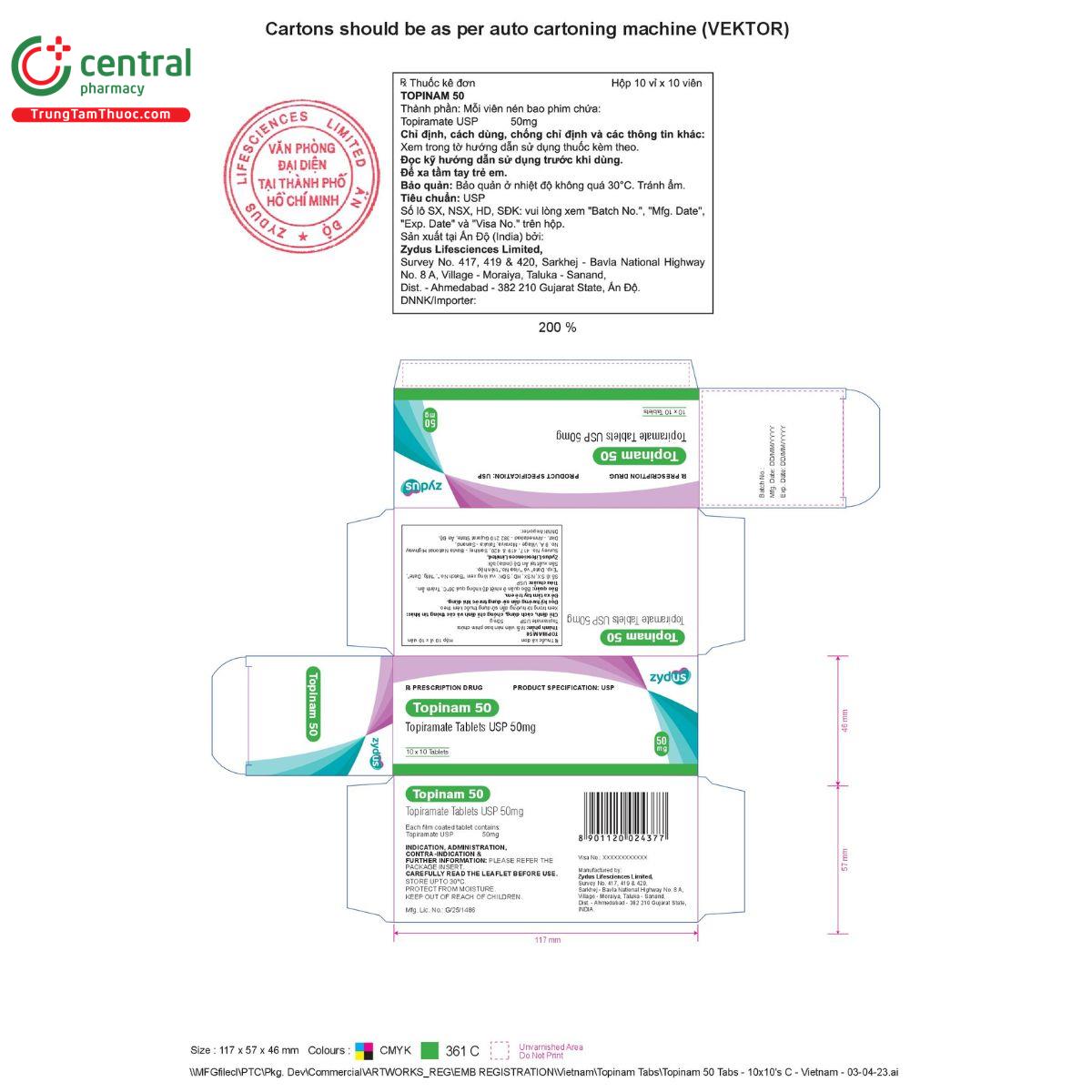 topinam 50 2 J3607