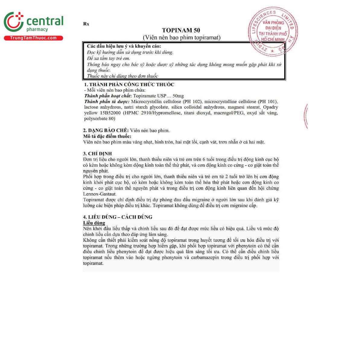 topinam 50 3 J4763