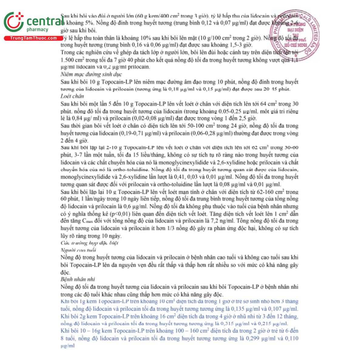 topocain lp 25 10 H2000 topocain lp 25 10 H2000