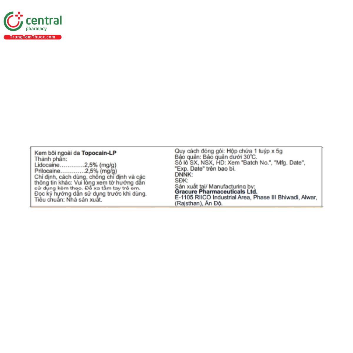 topocain lp 25 2 T7177 topocain lp 25 2 T7177
