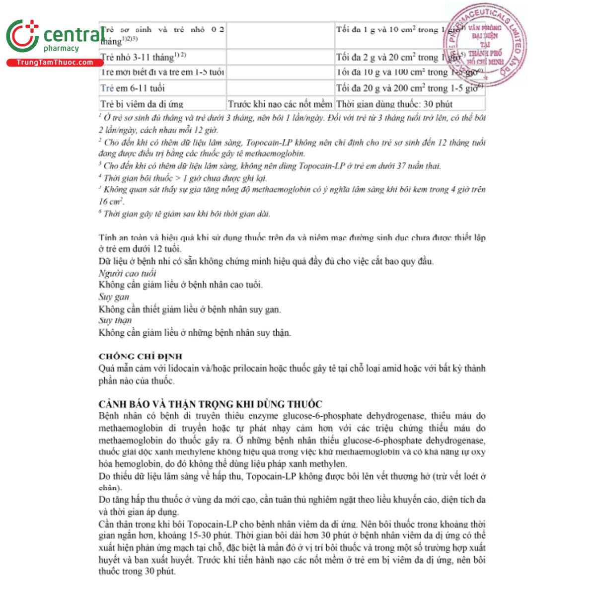 topocain lp 25 5 N5540 topocain lp 25 5 N5540